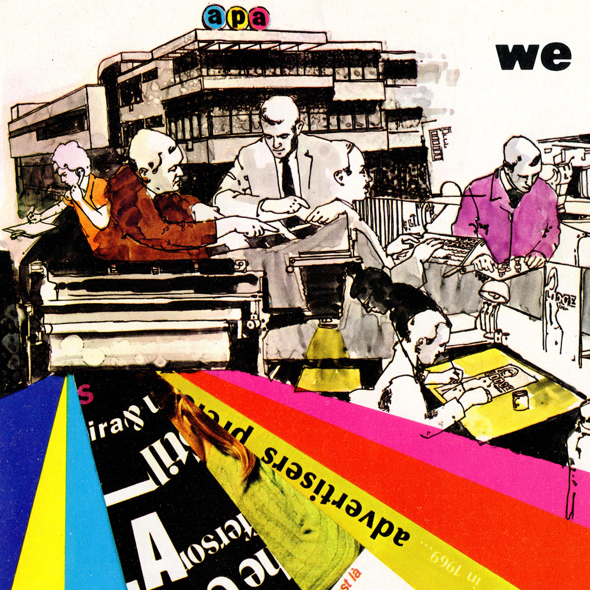 Apa Ofset Basımevi Reklamı, İstanbul Hilton Magazine, Winter 1970-71, Aydın Erkmen, 1970