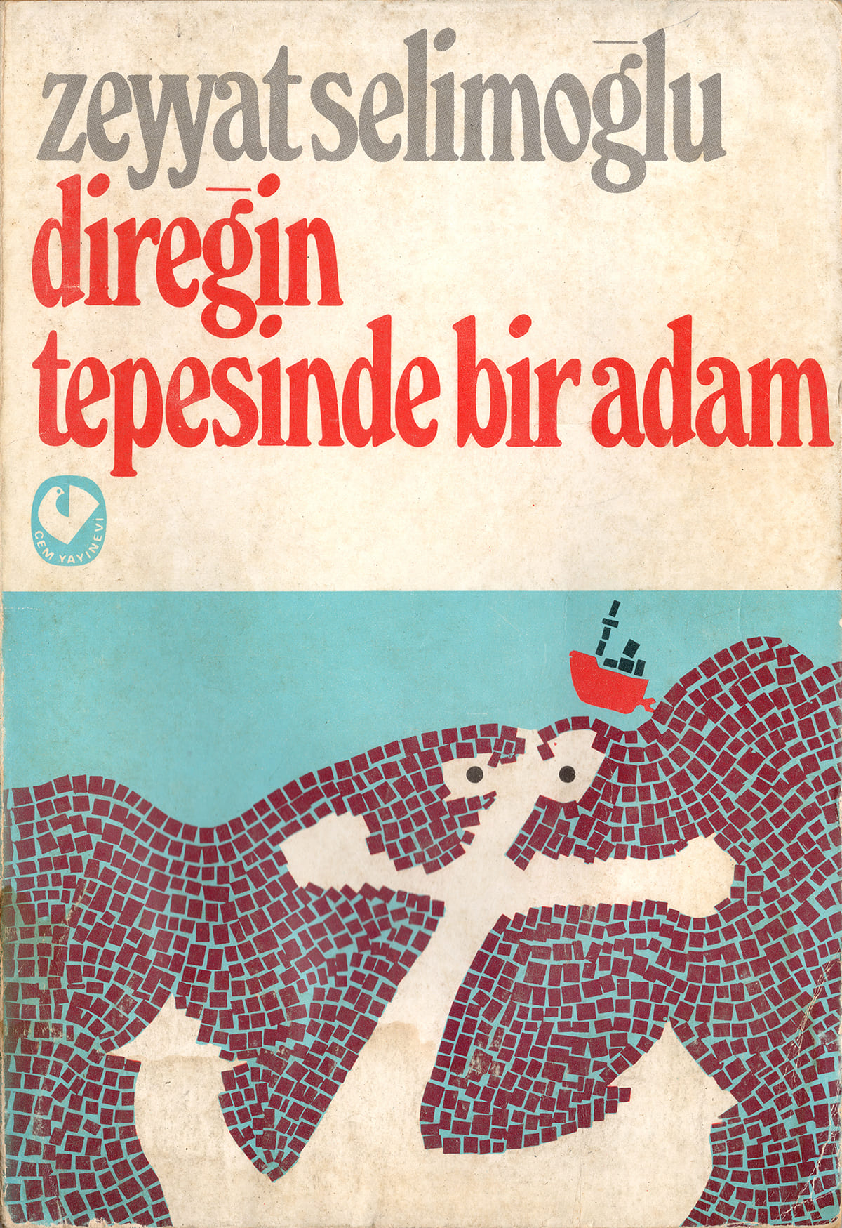 Direğin Tepesinde Bir Adam, Cem Yayınevi, Kitap Kapağı