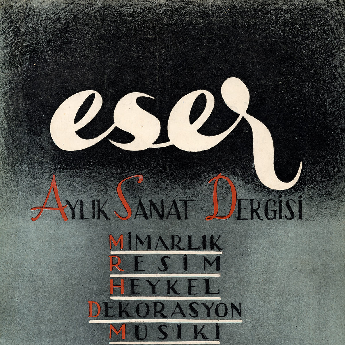 Eser, Sayı: 1, Dergi Kapağı, Selçuk Milâr, 1947