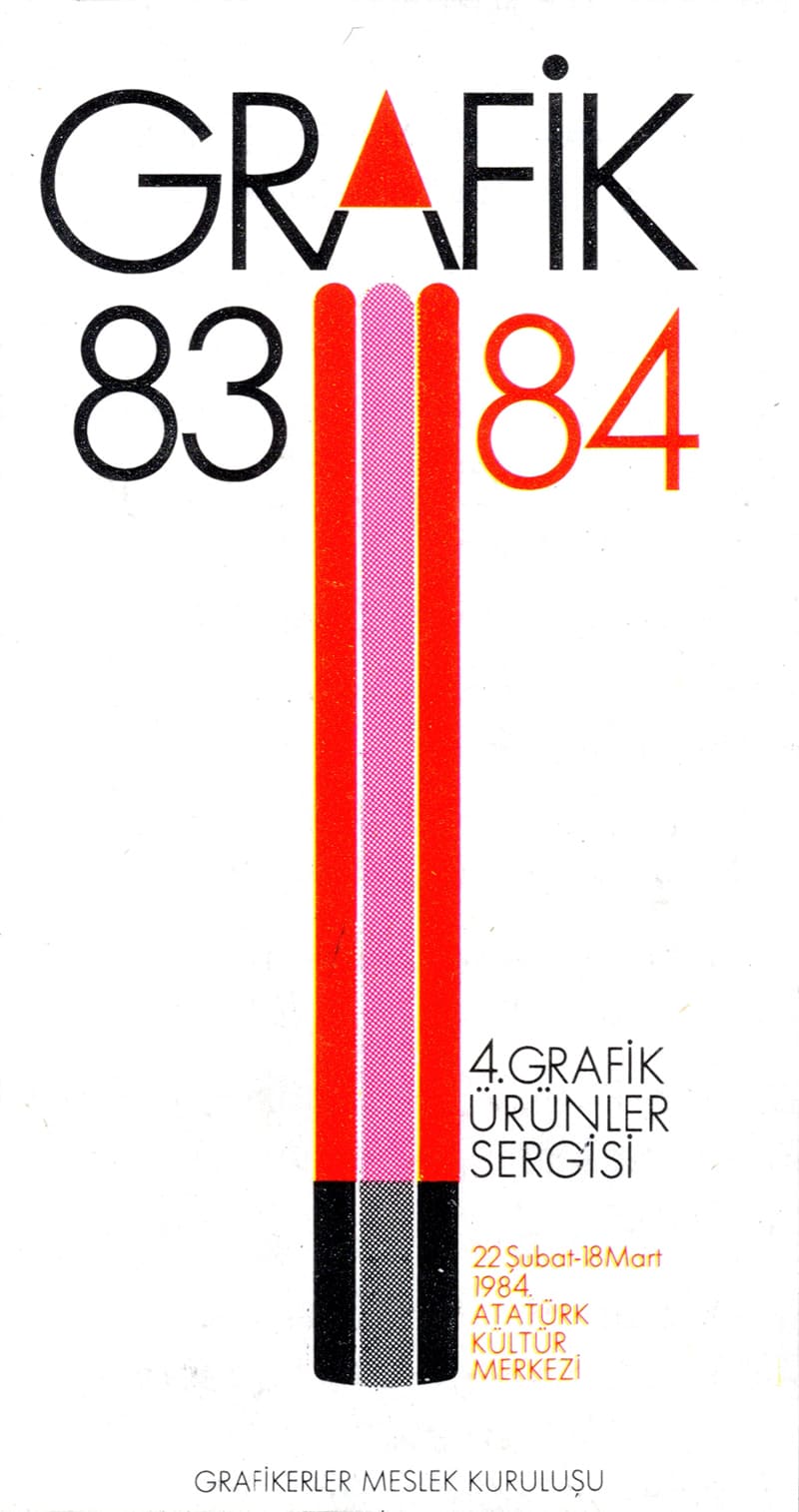 GMK 4. Grafik Ürünler Sergisi Afişi