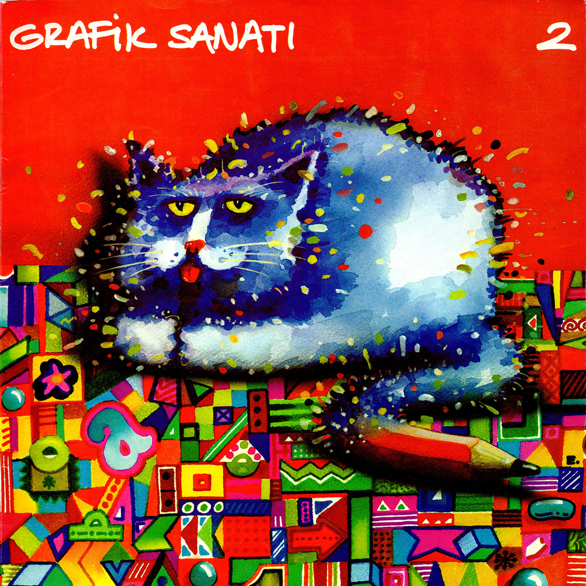 Grafik Sanatı, Sayı: 2, Dergi Kapağı, Emre Senan, 1985