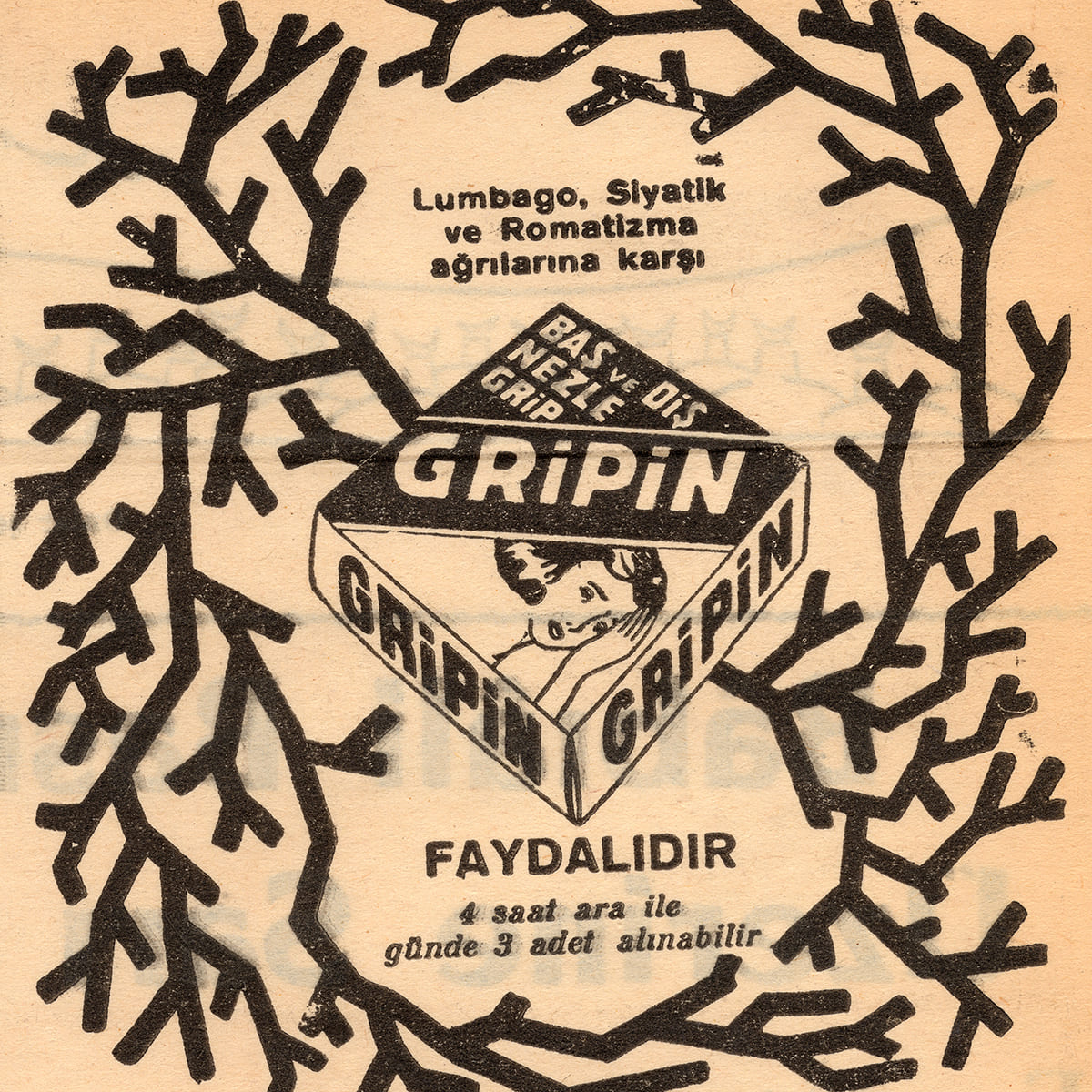 Gripin Reklamı, Ant, Sayı: 48, Yeni Ajans, 1967