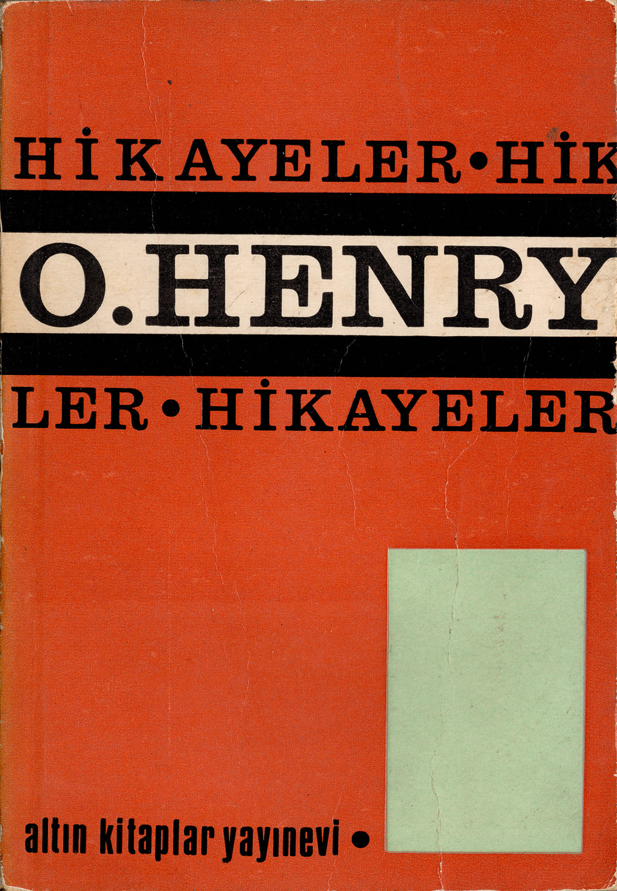Hikayeler, O. Henry, Altın Kitaplar Yayınevi, Kitap Kapağı
