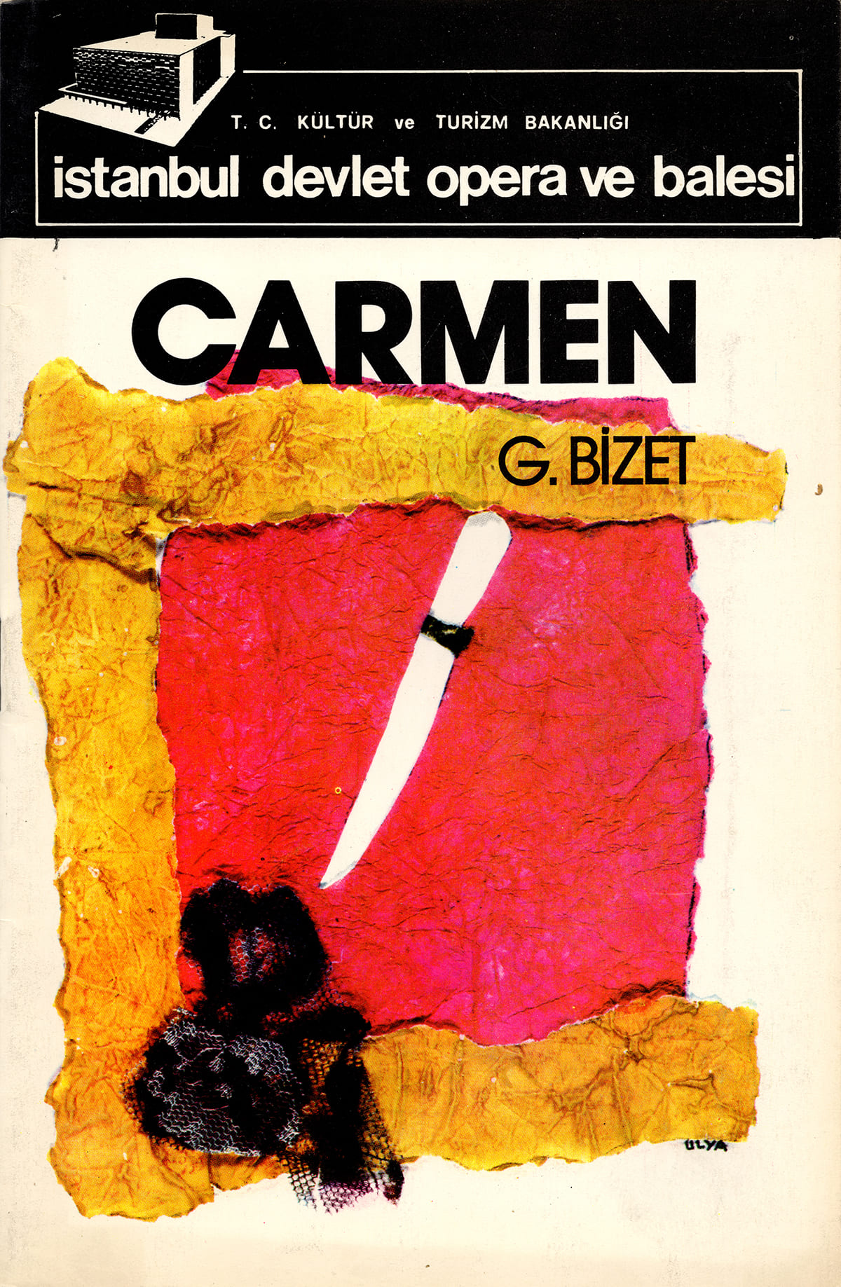 İstanbul Devlet Opera ve Balesi, Carmen Operası Afişi, 1985-1986 Sezonu