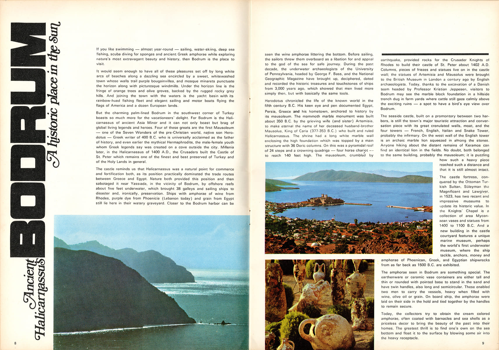 İstanbul Hilton Magazine, Fall 1970, Dergi Tasarımı, 1