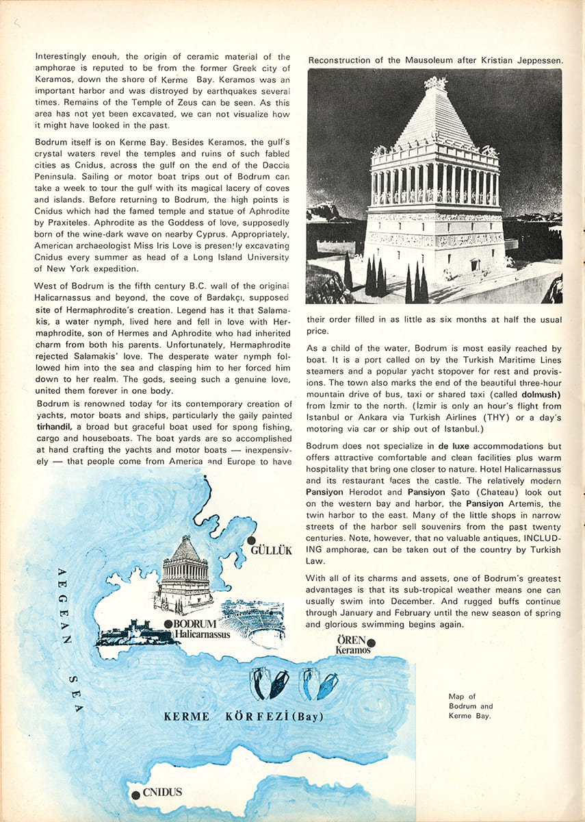 İstanbul Hilton Magazine, Fall 1970, Dergi Tasarımı, 2