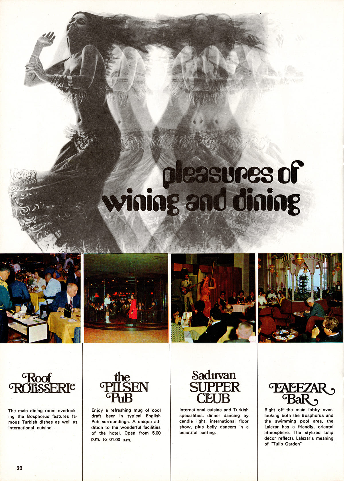 İstanbul Hilton Magazine, Spring 1972, Dergi Tasarımı, 2