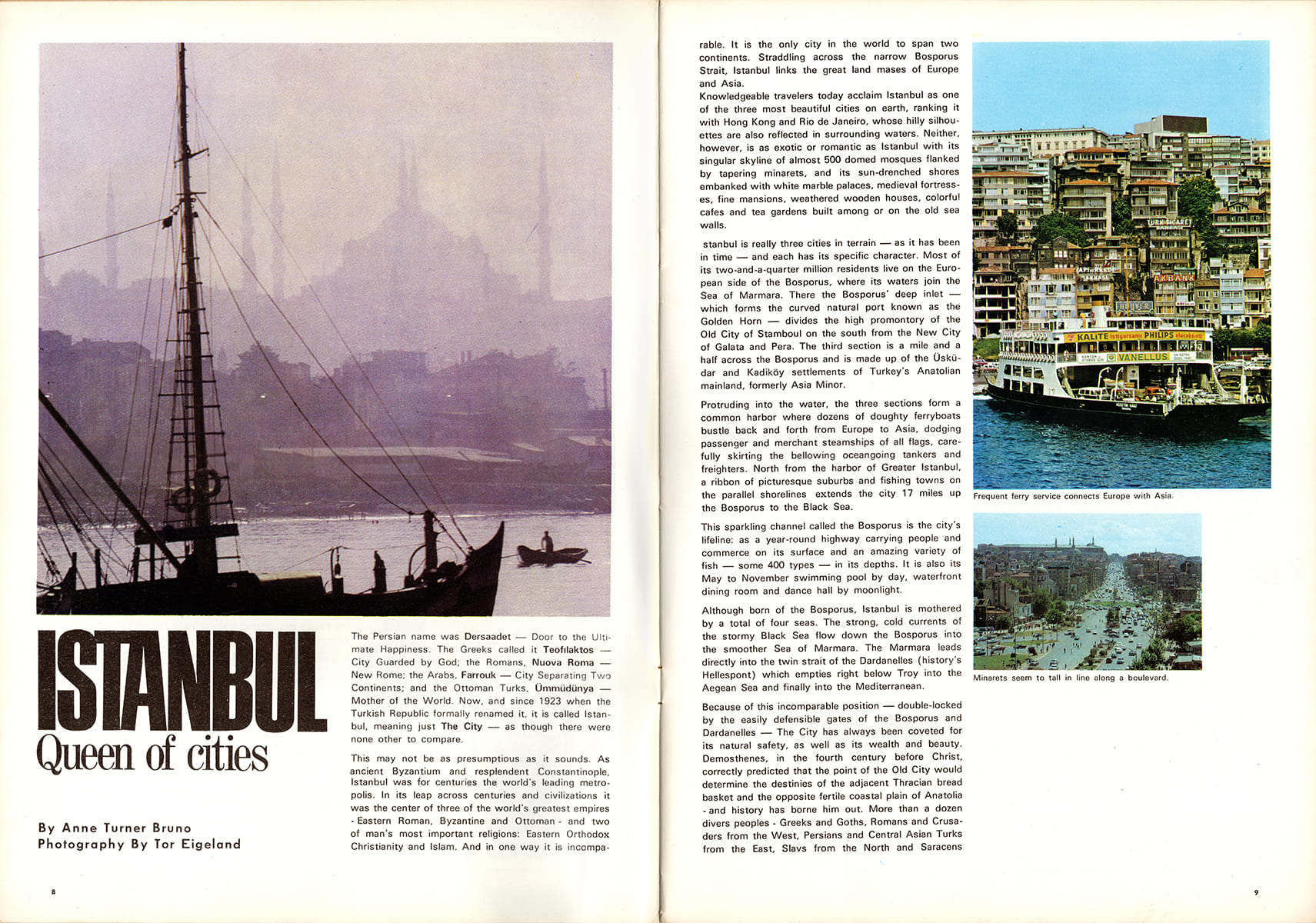 İstanbul Hilton Magazine, Summer 1970, Dergi Tasarımı, 1