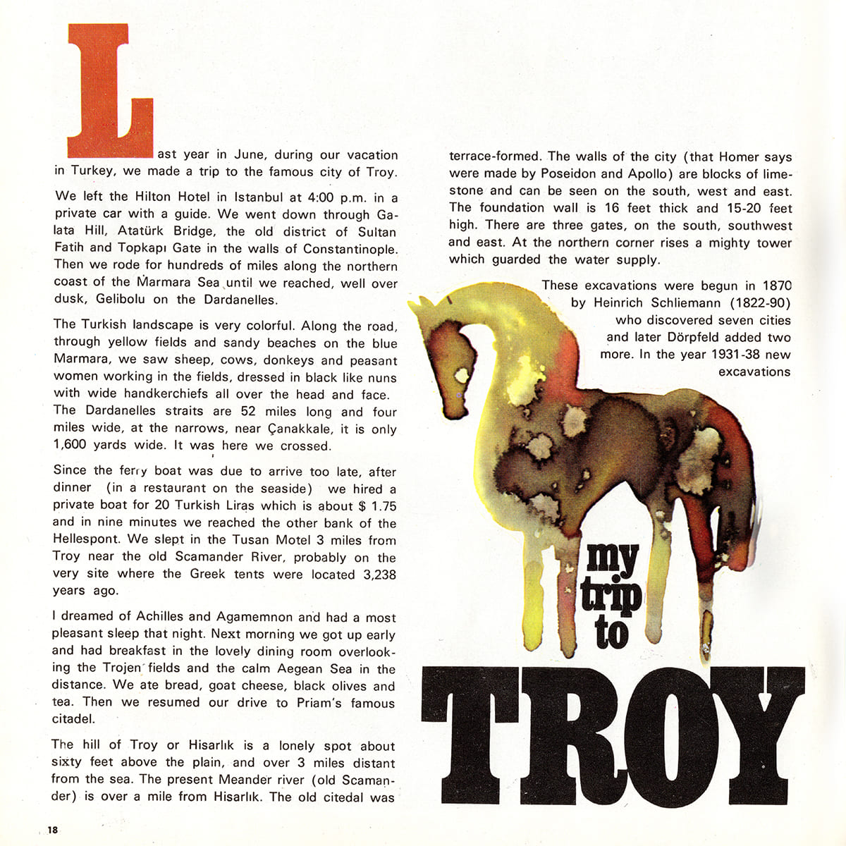 İstanbul Hilton Magazine, Summer 1970, Dergi Tasarımı, Aydın Erkmen, 1970