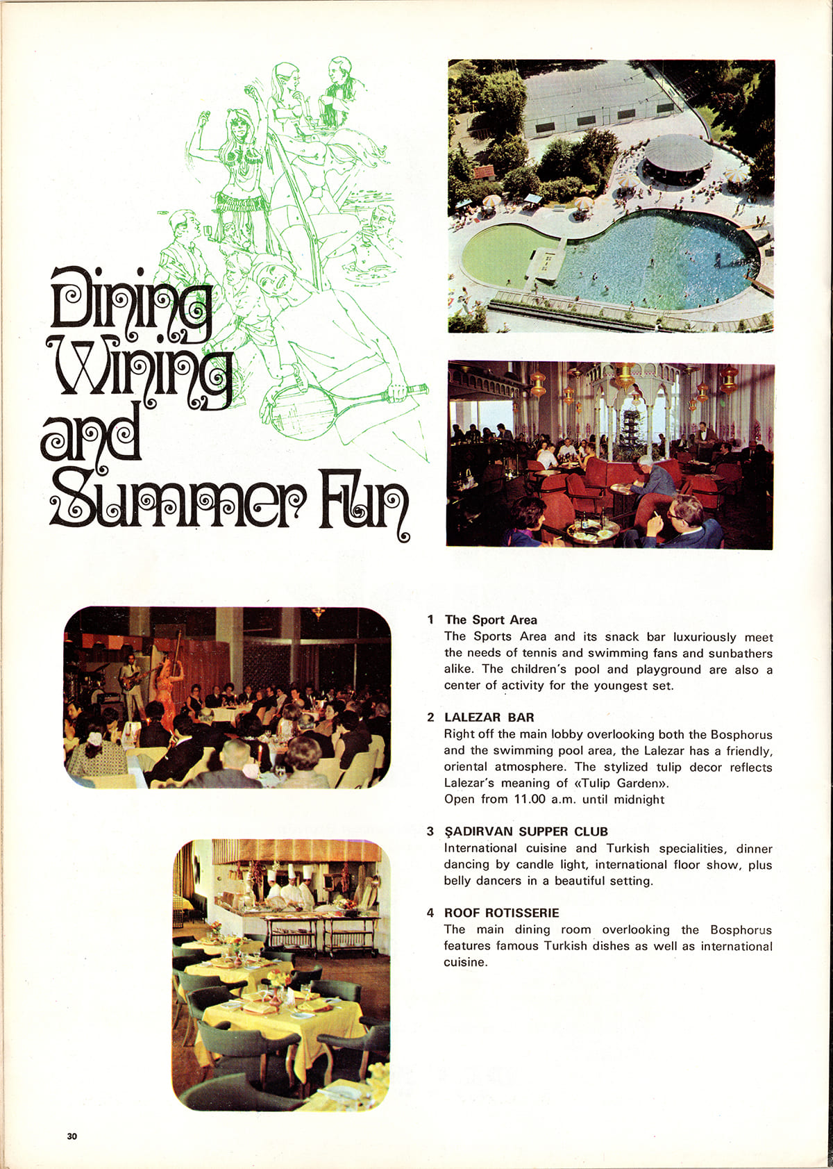 İstanbul Hilton Magazine, Summer 1970, Dergi Tasarımı, 3