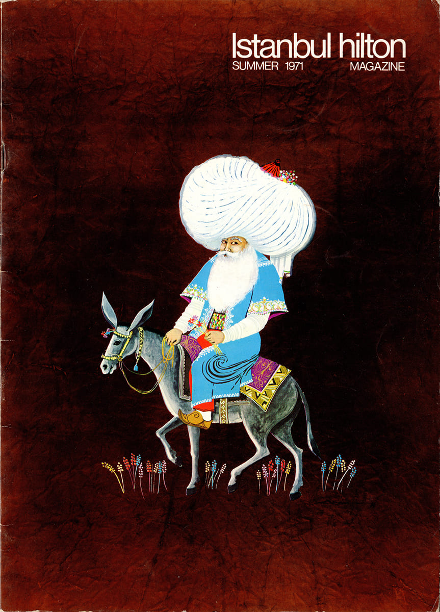 İstanbul Hilton Magazine, Summer 1971, Dergi Tasarımı, Kapak