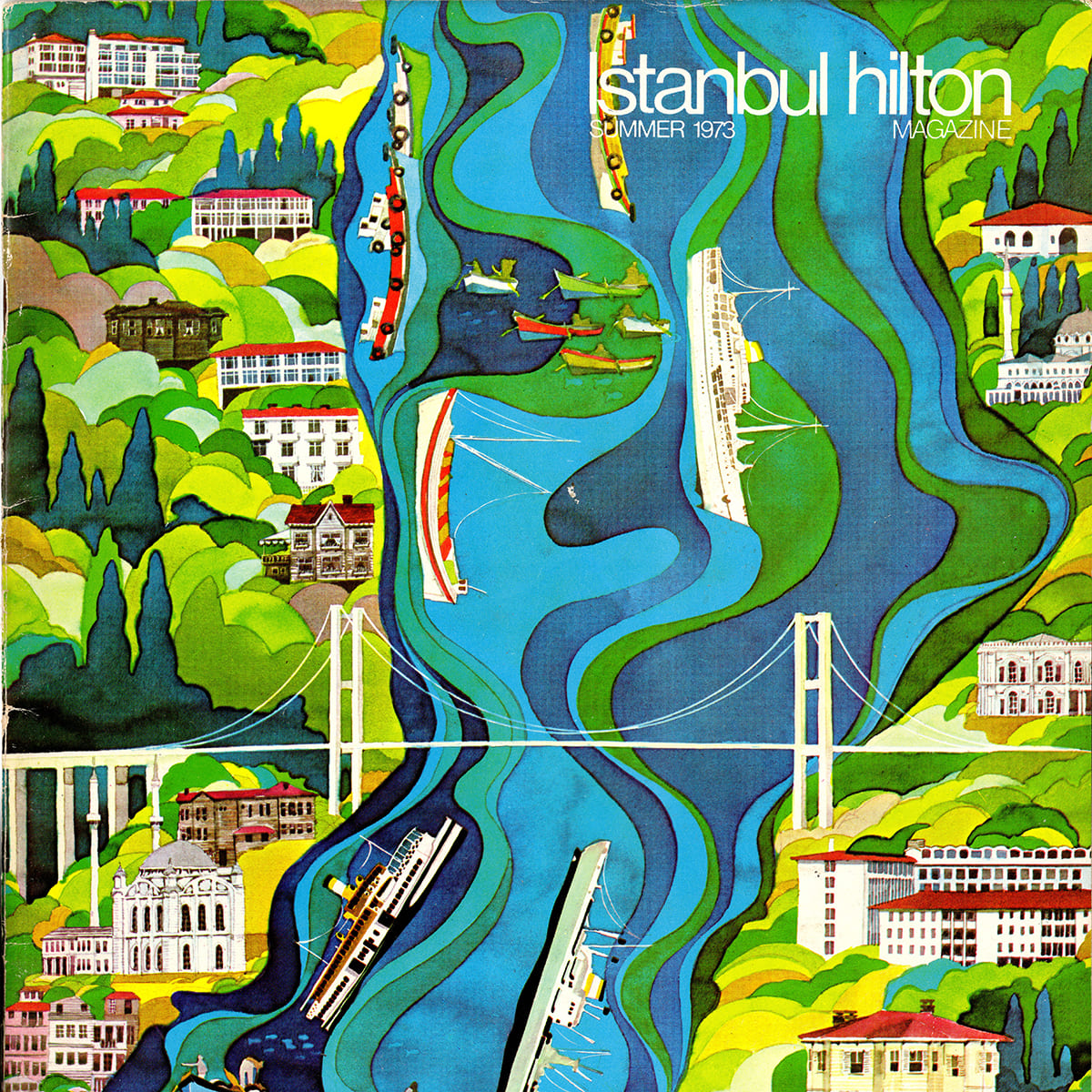 İstanbul Hilton Magazine, Summer 1973, Dergi Tasarımı, Aydın Erkmen, 1973