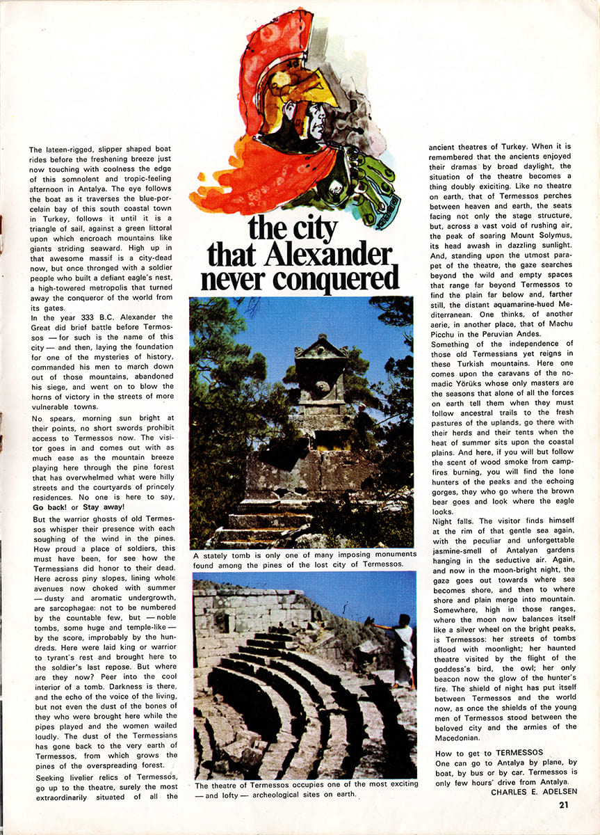 İstanbul Hilton Magazine, Winter 1970-71, Dergi Tasarımı, 1