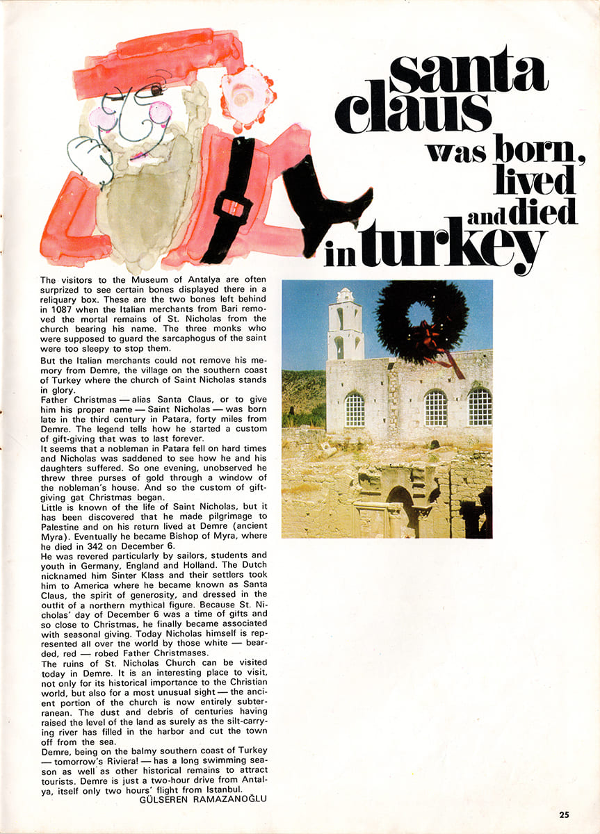 İstanbul Hilton Magazine, Winter 1970-71, Dergi Tasarımı, 2