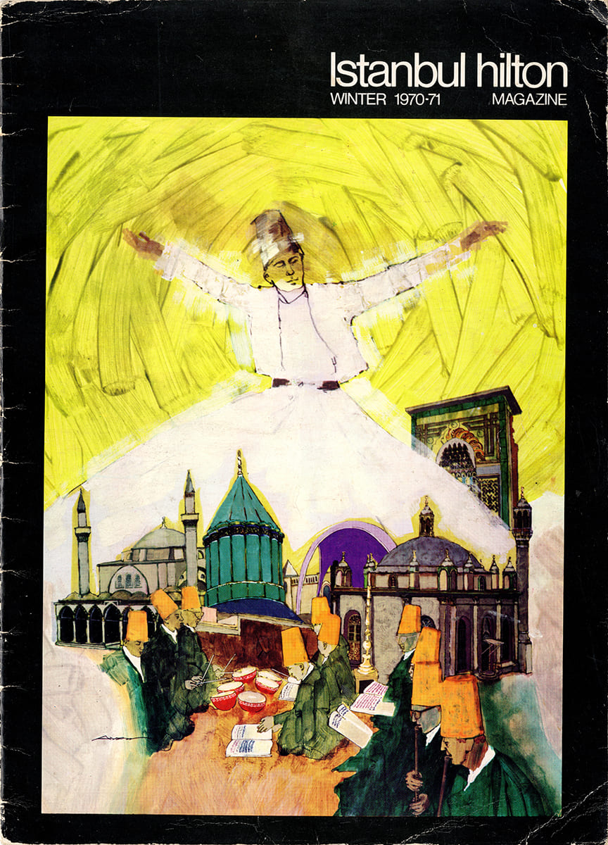 İstanbul Hilton Magazine, Winter 1970-71, Dergi Tasarımı, Kapak