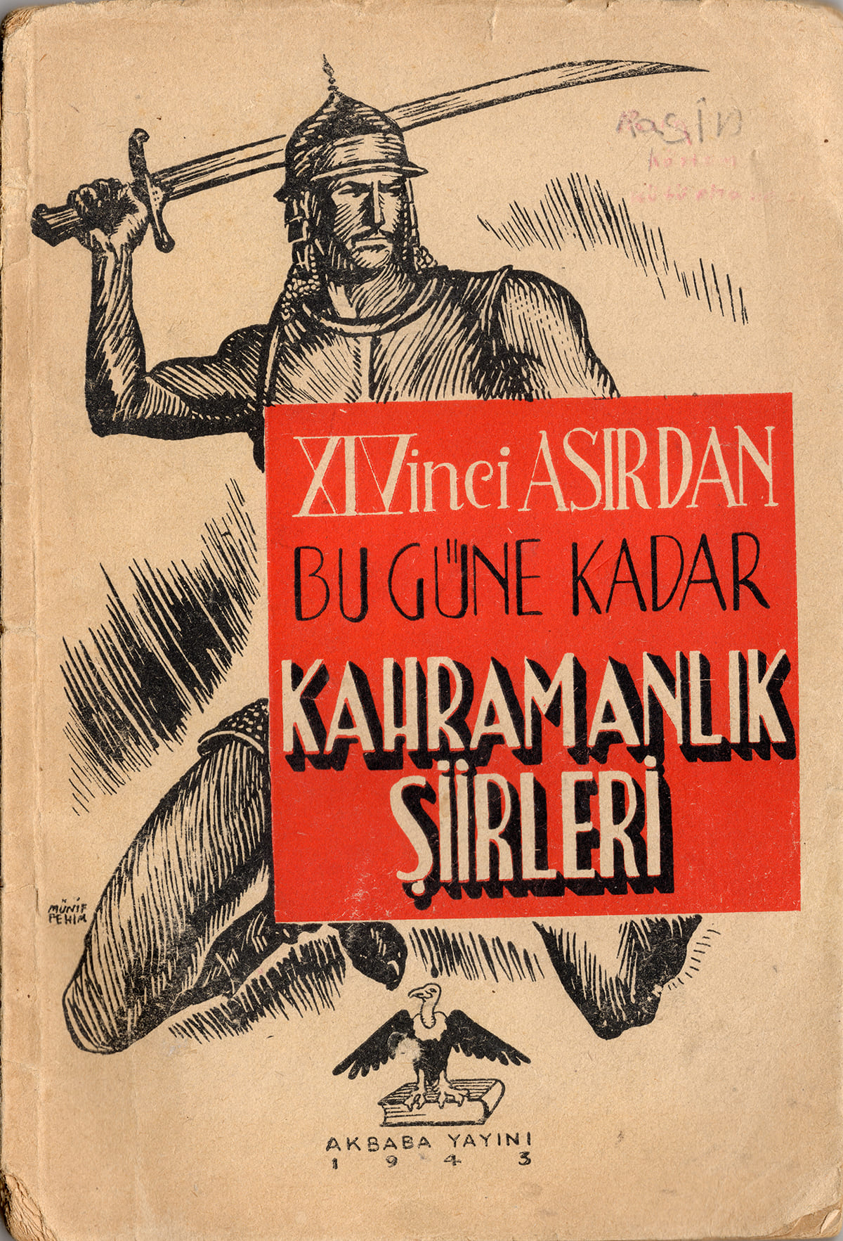 Kahramanlık Şiirleri, Akbaba Yayını, Kitap Kapağı