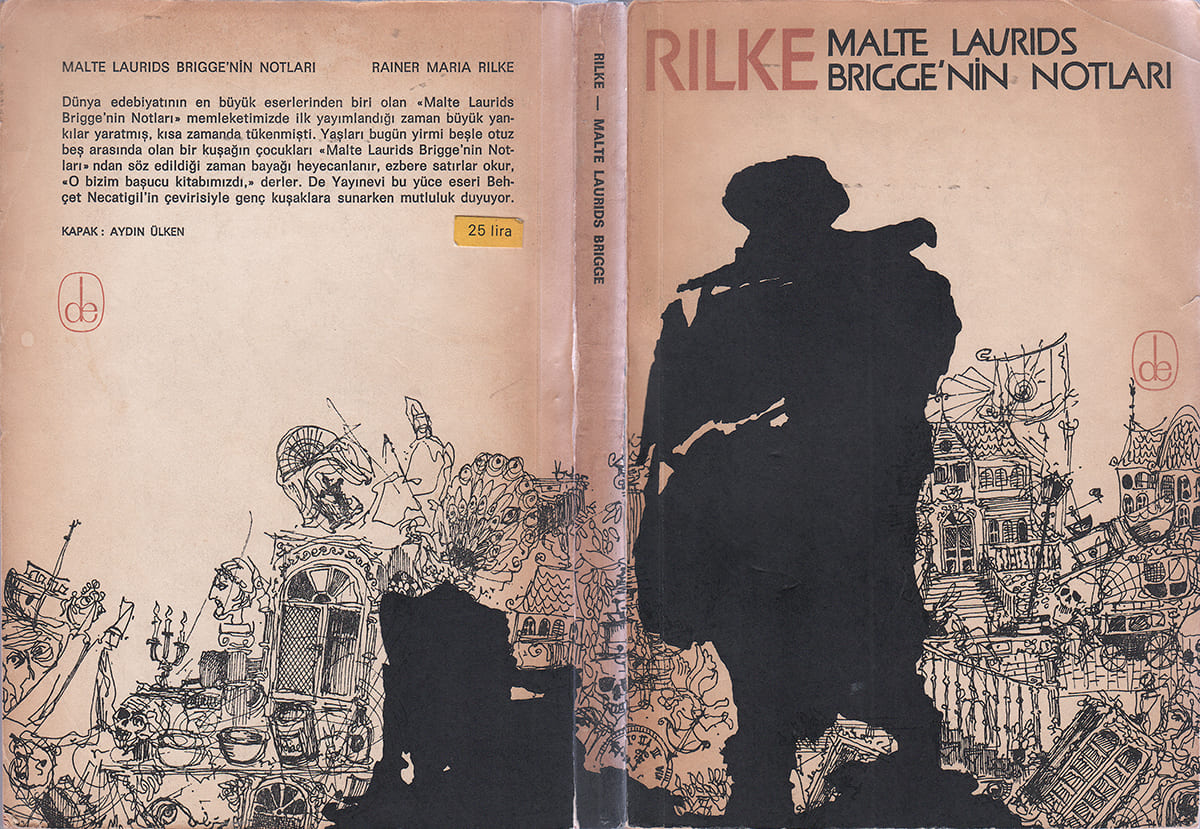 Malte Laurids Brigge'nin Notları, De Yayınevi, Kitap Kapağı, Tam