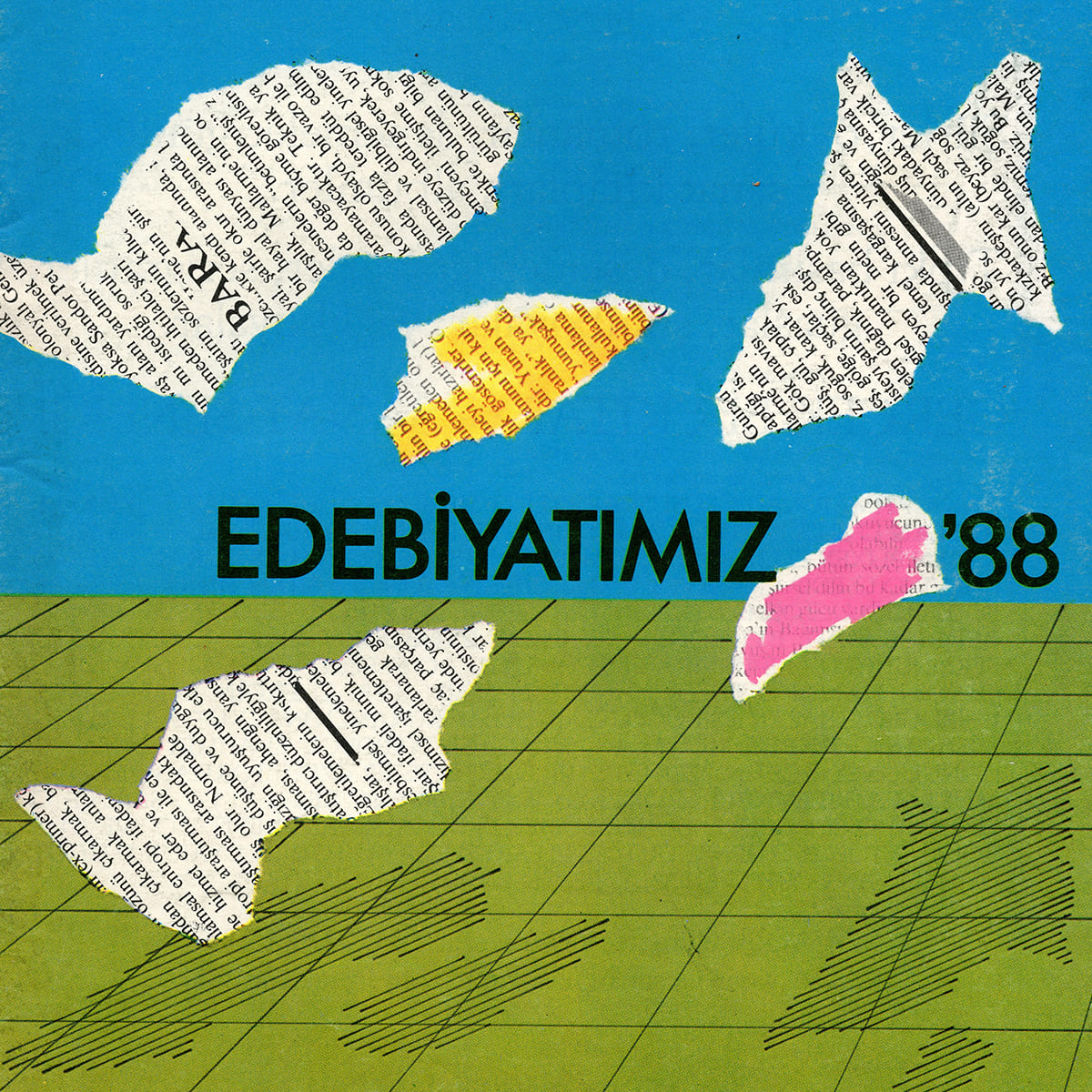 Milliyet Sanat Dergisi, Sayı: 206, Sıra: 556, Dergi Kapağı, Sait Maden, 1988