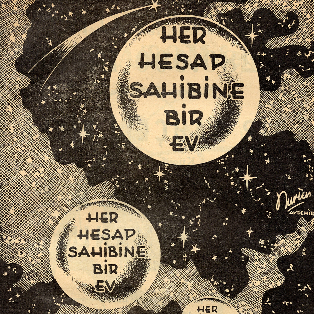 Muhabank Reklamı, Devlet Tiyatrosu, Sayı: 24, Nurten Aydemir, 1955