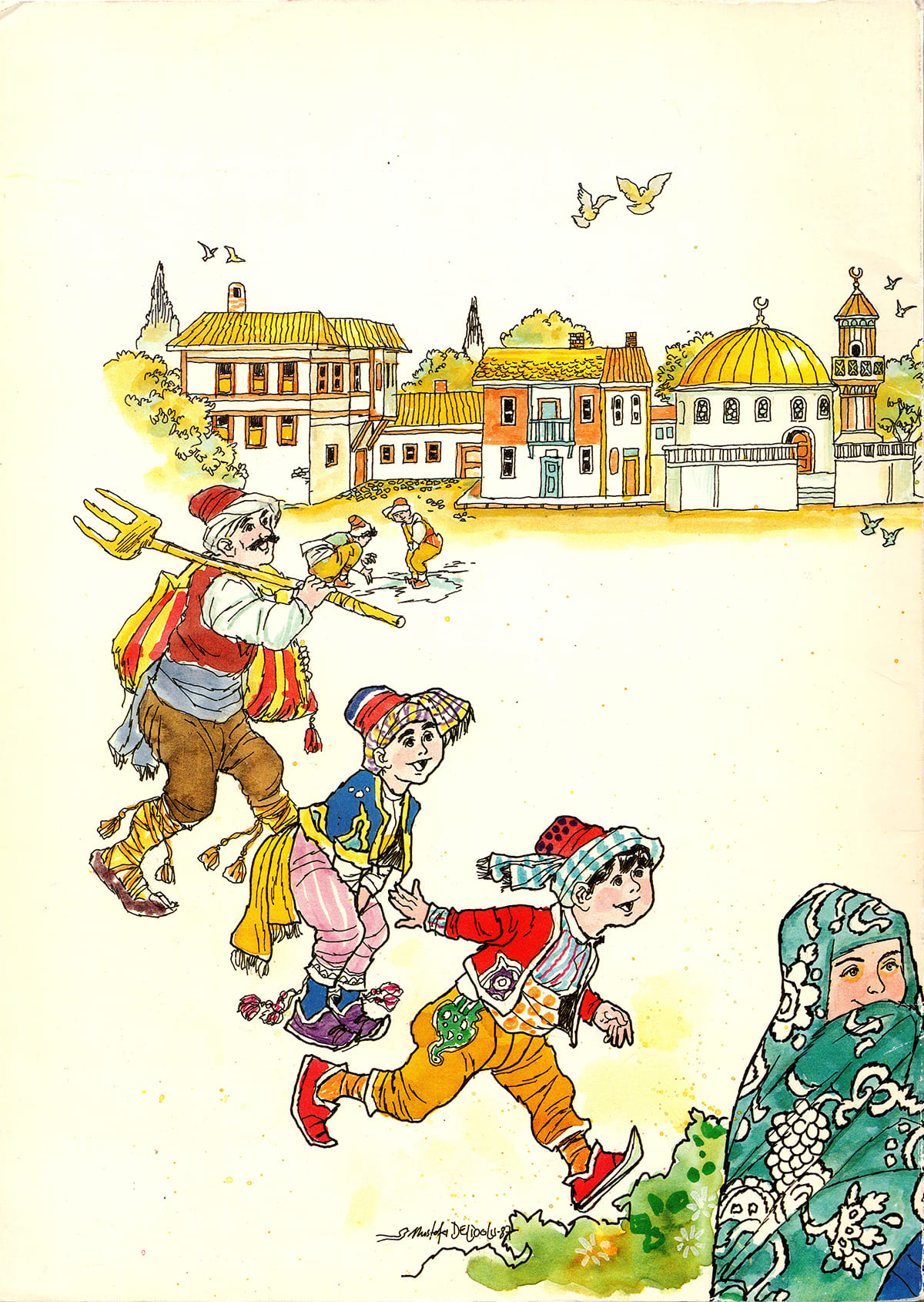 Nasreddin Hoca İllüstrasyonları, Tarihi Araştırmalar Vakfı İstanbul Araştırma Merkezi, Arka Kapak