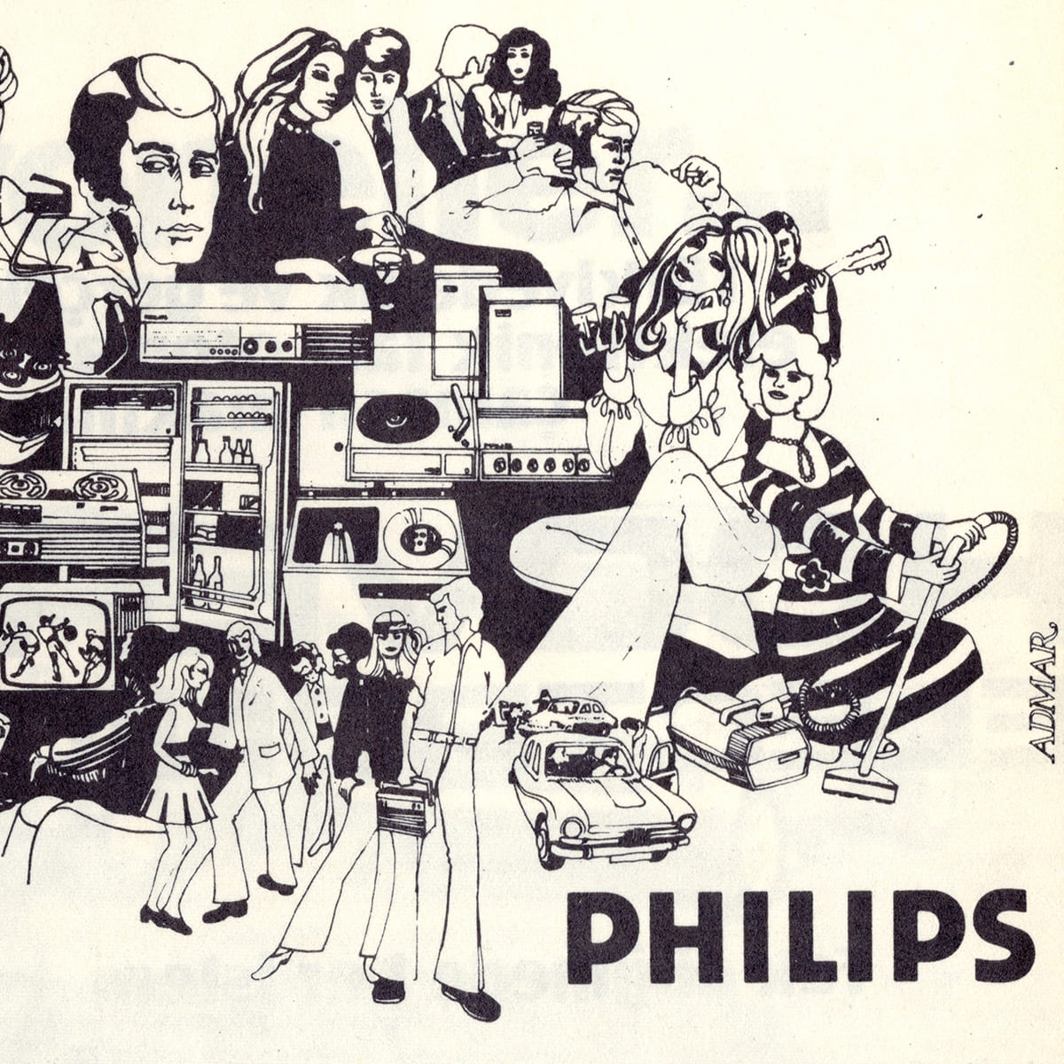 Philips Reklamı, Uluslararası 5. İstanbul Festivali Kataloğu, Admar, 1977