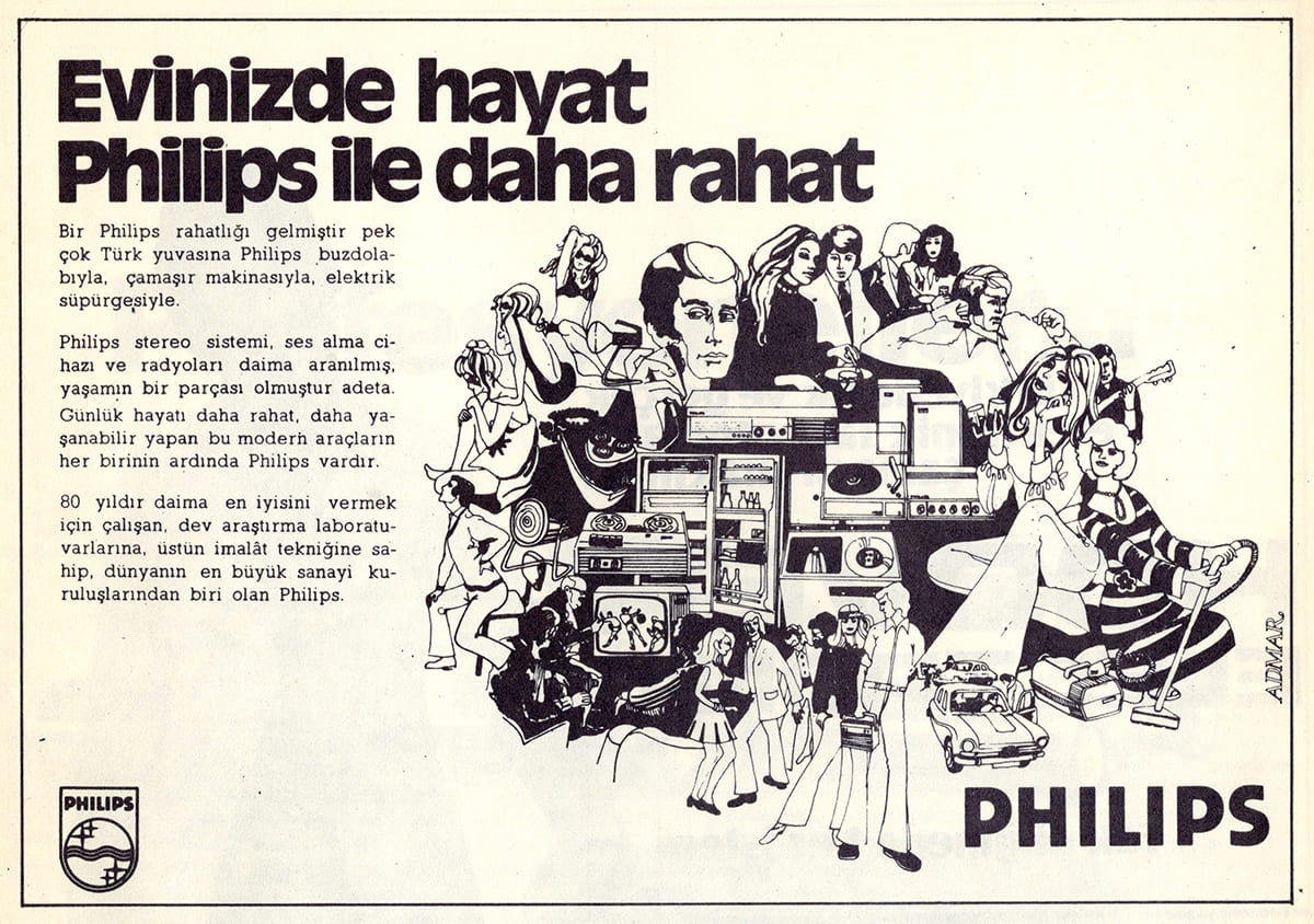 Philips Reklamı, Uluslararası 5. İstanbul Festivali Kataloğu