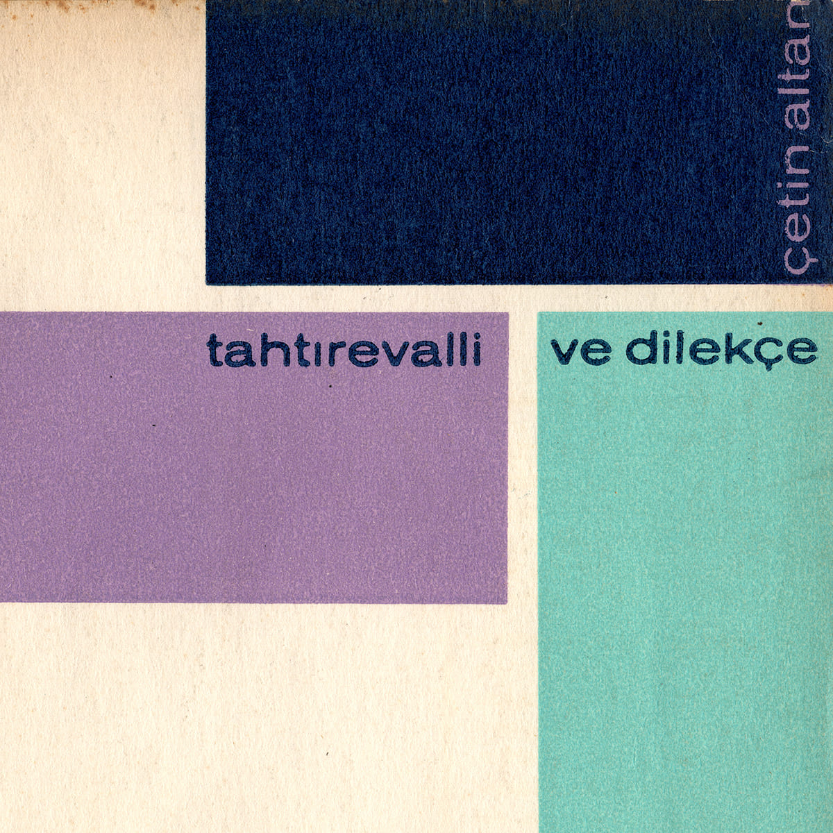 Tahtırevalli ve Dilekçe, Dönem Yayınları, Kitap Kapağı, Sait Maden, 1966