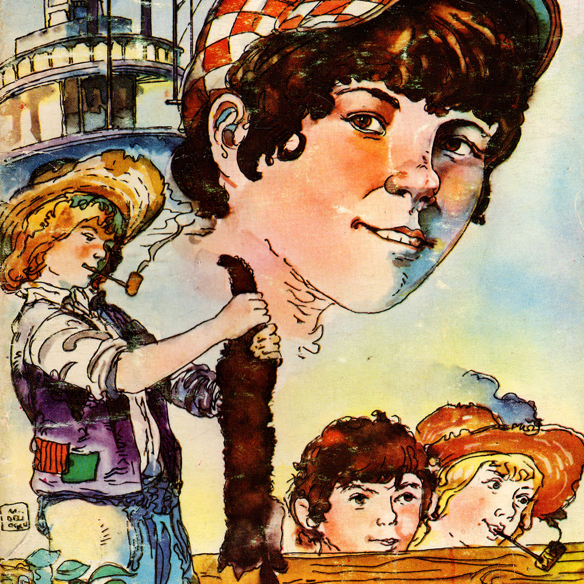 Tom Sawyer, Serhat Yayın ve Dağıtım, Kitap Kapağı, Mustafa Delioğlu, 1982