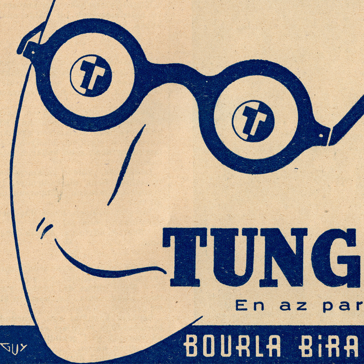 Tungsram Ampul Reklamı, Yedigün, No: 391, Guy, 1940