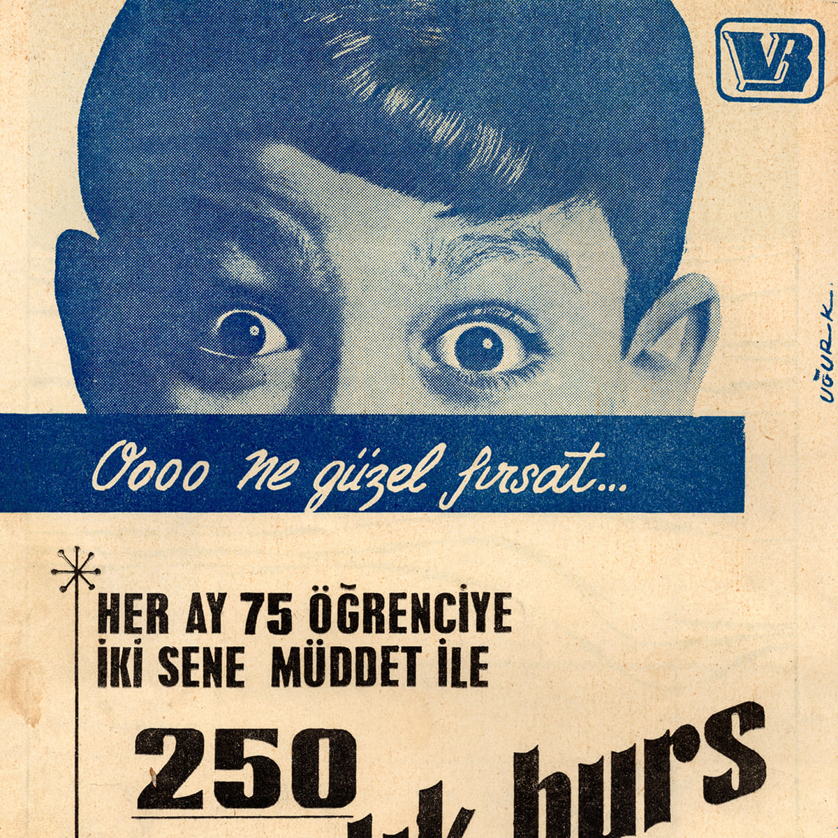 Türkiye Vakıflar Bankası Reklamı, Akis, Sayı: 571, Uğur K., 1965