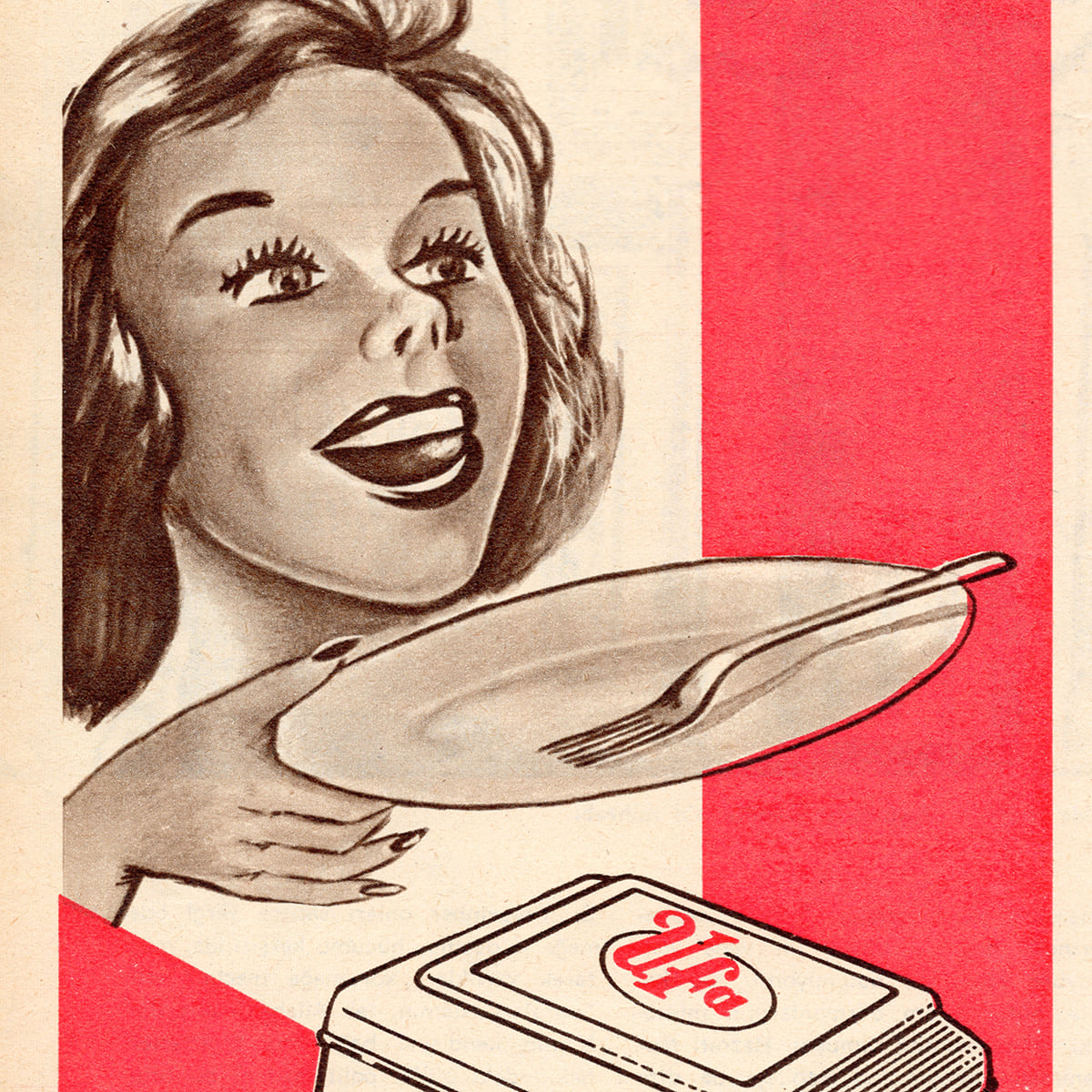 Ufa Reklamı, Hayat, Yıl: 5, Sayı: 8, Reklam Moran, 1961