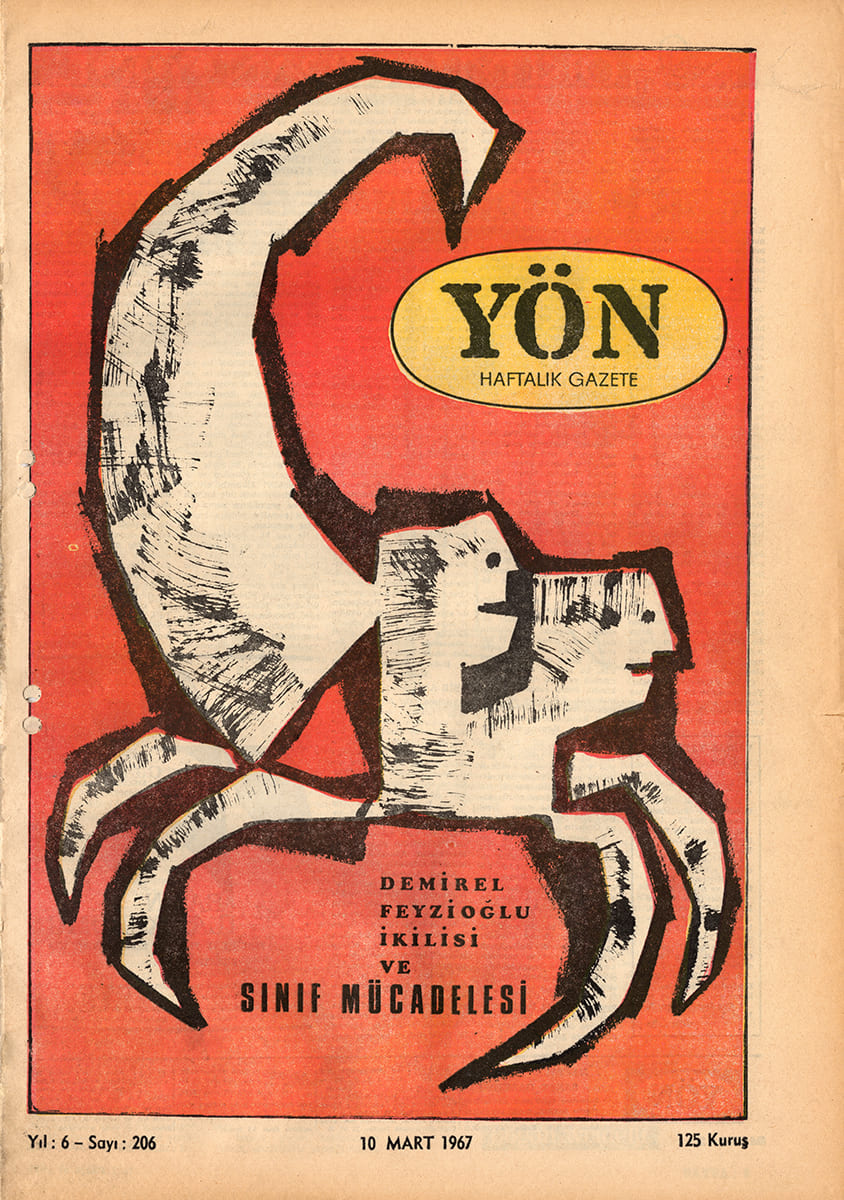 Yön, Sayı: 206, Dergi Kapağı